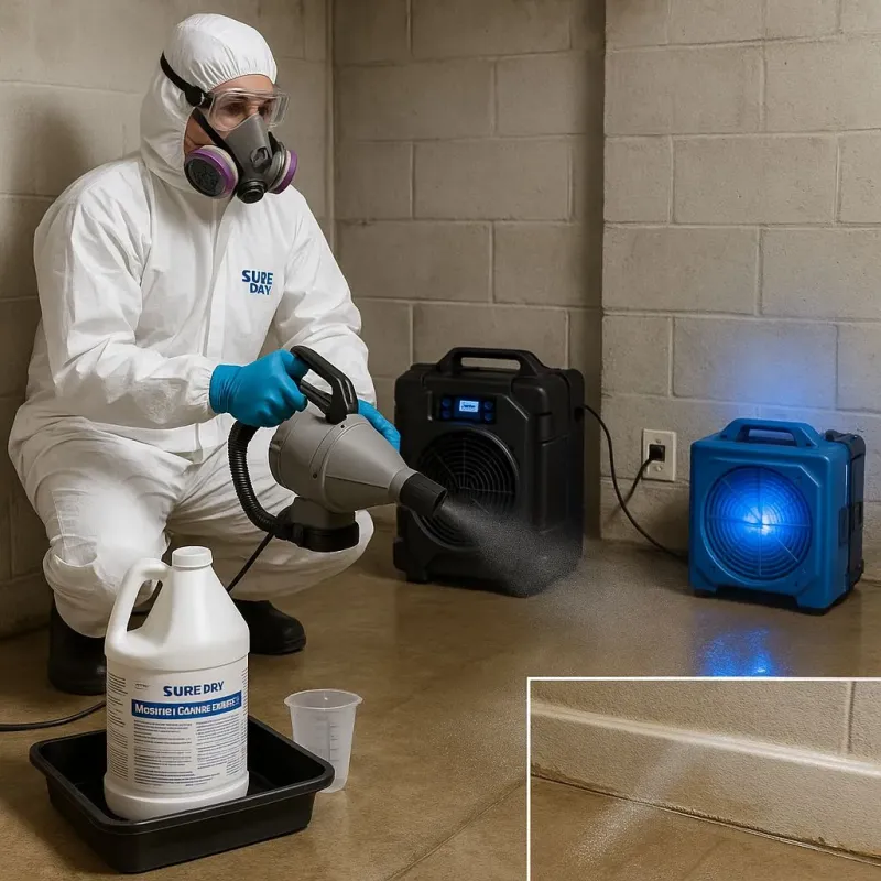 Sanitization and Odor Removal process in Mount Morris, WI