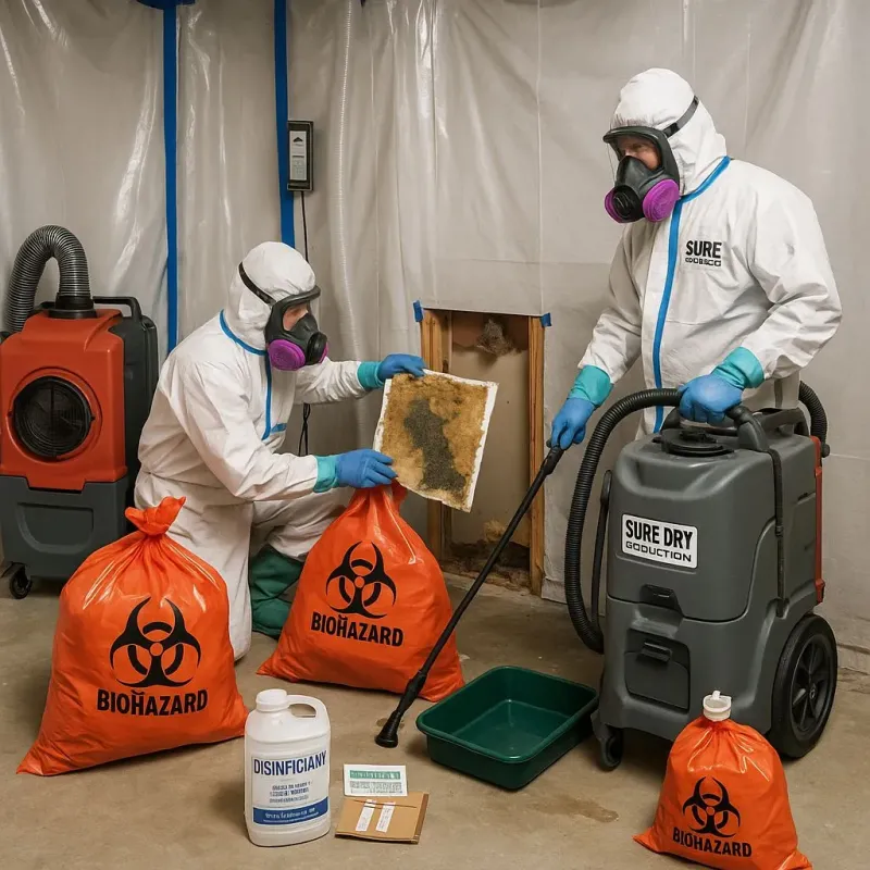 Contaminated Water Handling Protocols process in Mount Morris, WI