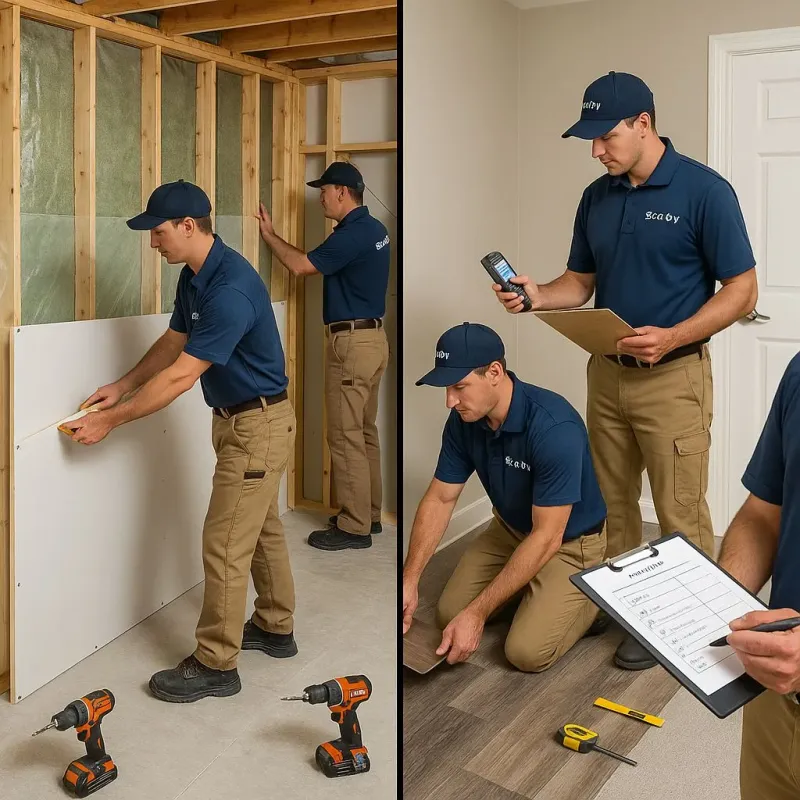 Repairs and Reconstruction process in Mount Morris, WI